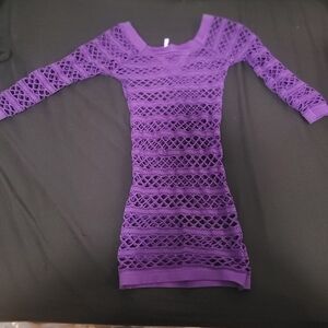 Purple Lace Cover-up